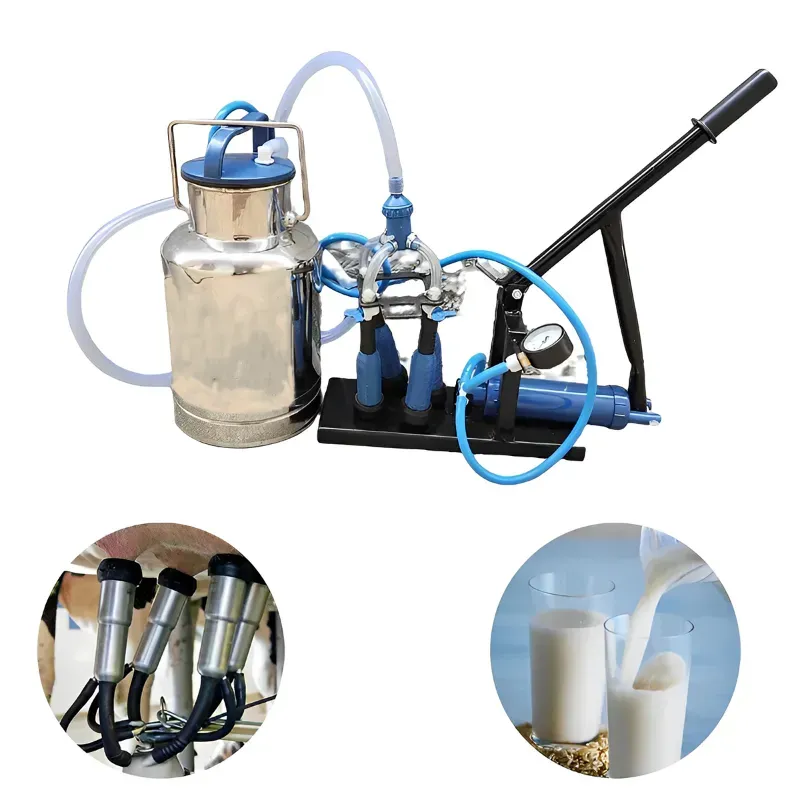 Jaiveer Premium Quality 15 Litre Hand Operating Milking Machine