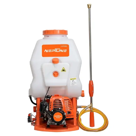 [JJE/01] Neptune Simplify Farming VN-708 2-Stroke Knapsack Power Sprayer | 26CC Petrol Engine | 20-Litre Tank Capacity | Includes 2 Types Spray Guns | Perfect for Agricultural Use, Pesticides & Garden Spraying